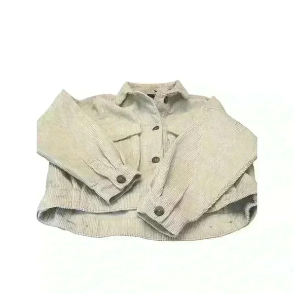 Forever 21 corduroy cropped shacket size s. NWO T - Picture 2 of 7
